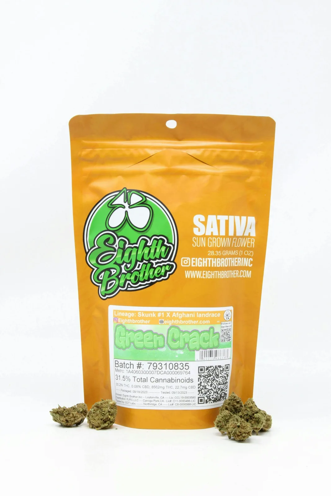 Eighth Brother | Green Crack | Big Buds | 28g