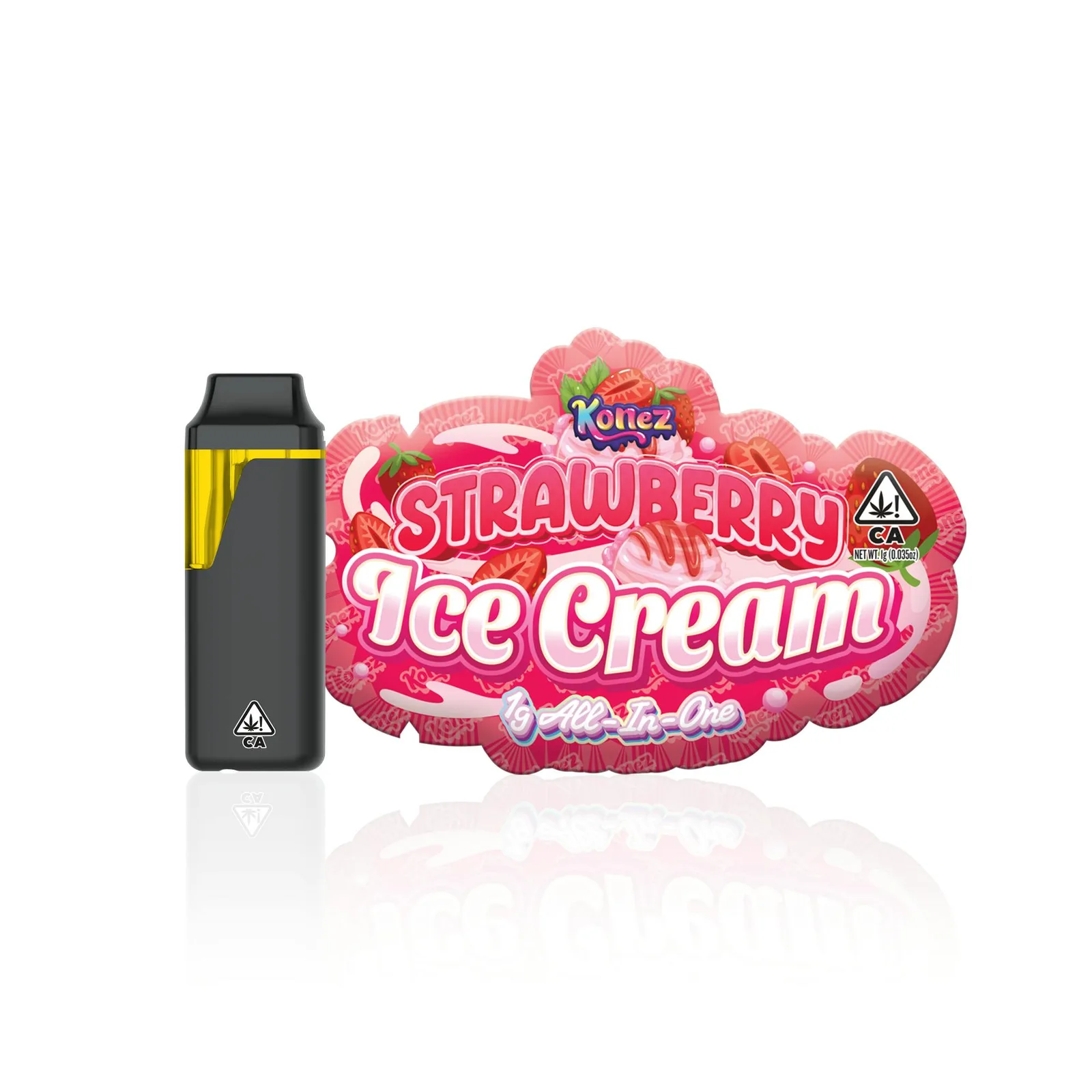 Strawberry Ice Cream - AIO Vape - 1g