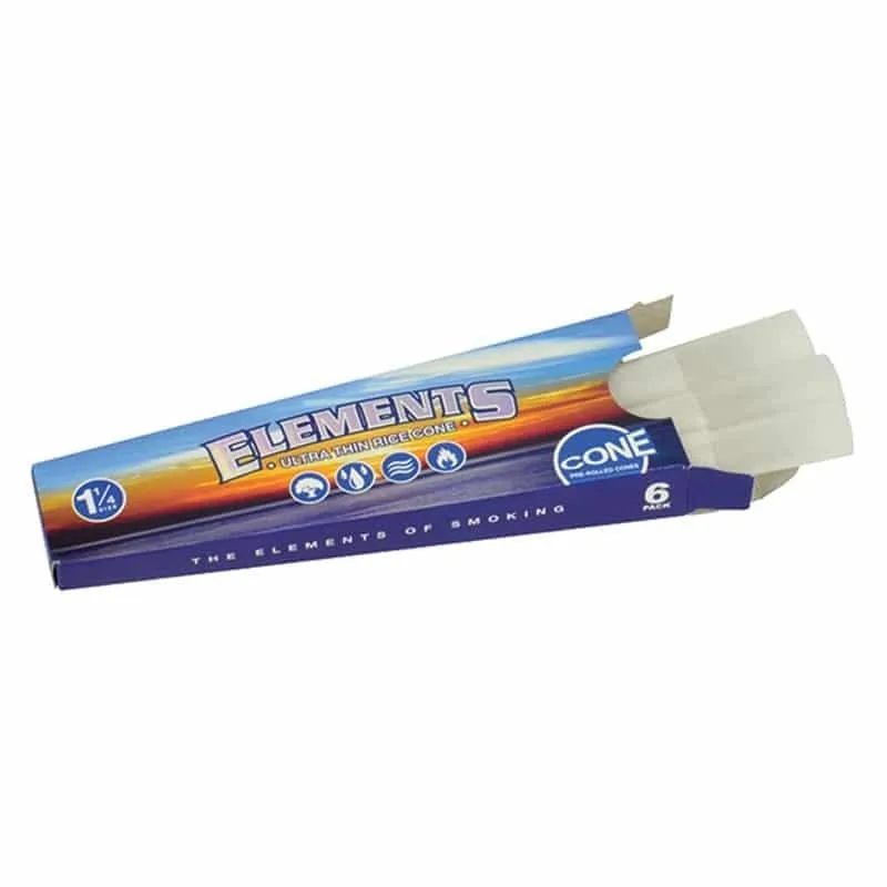 ROLLING PAPERS - ELEMENTS CONES 1 1/4