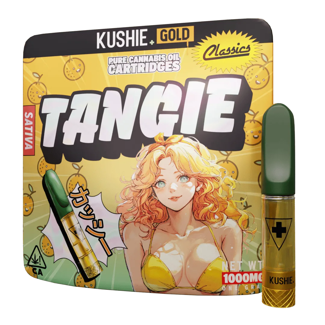 Tangie (Sativa) - Kushie+ Gold 1G Vape Cartridge