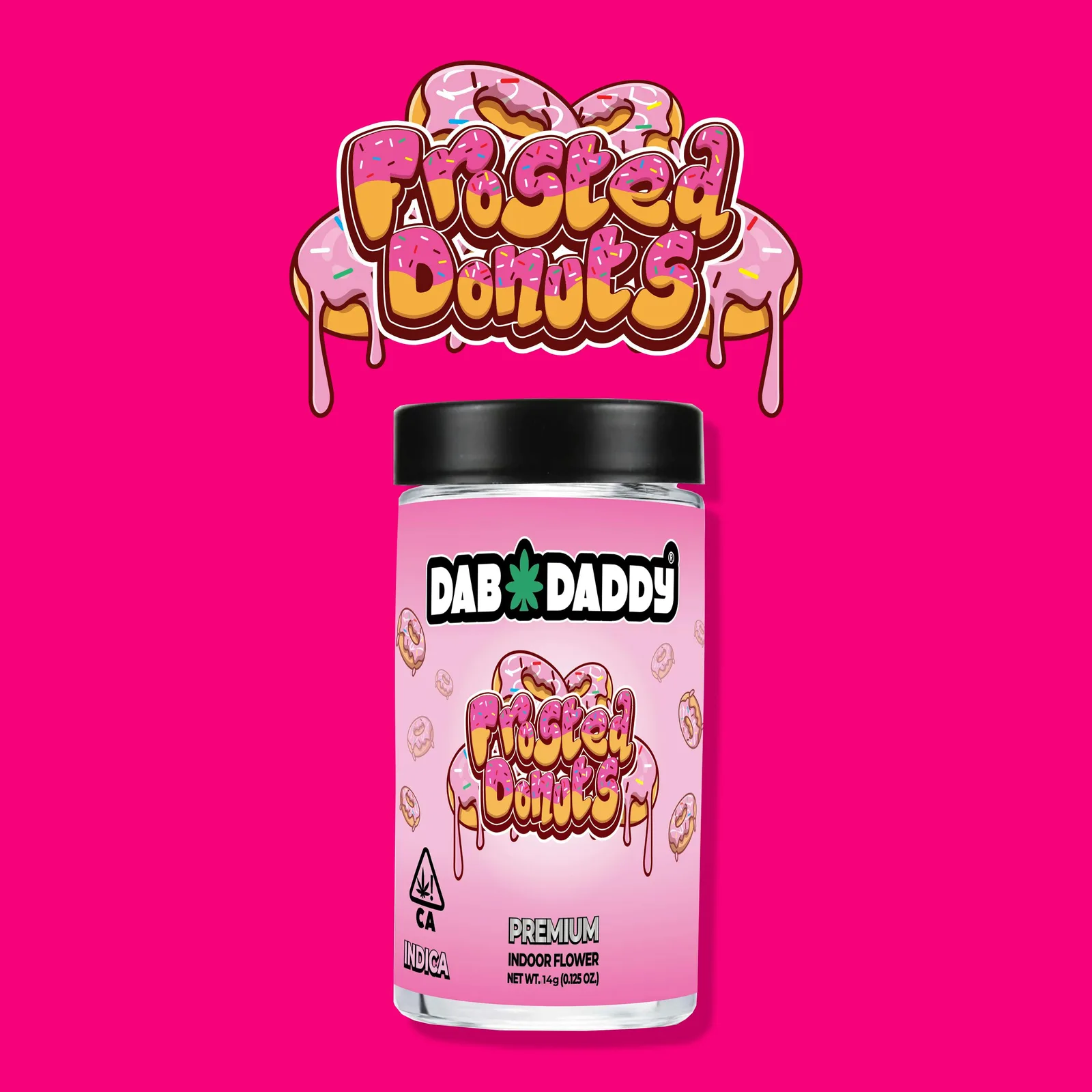Frosted Donuts Flower Dab Daddy® 14g Premium Indoor Flower