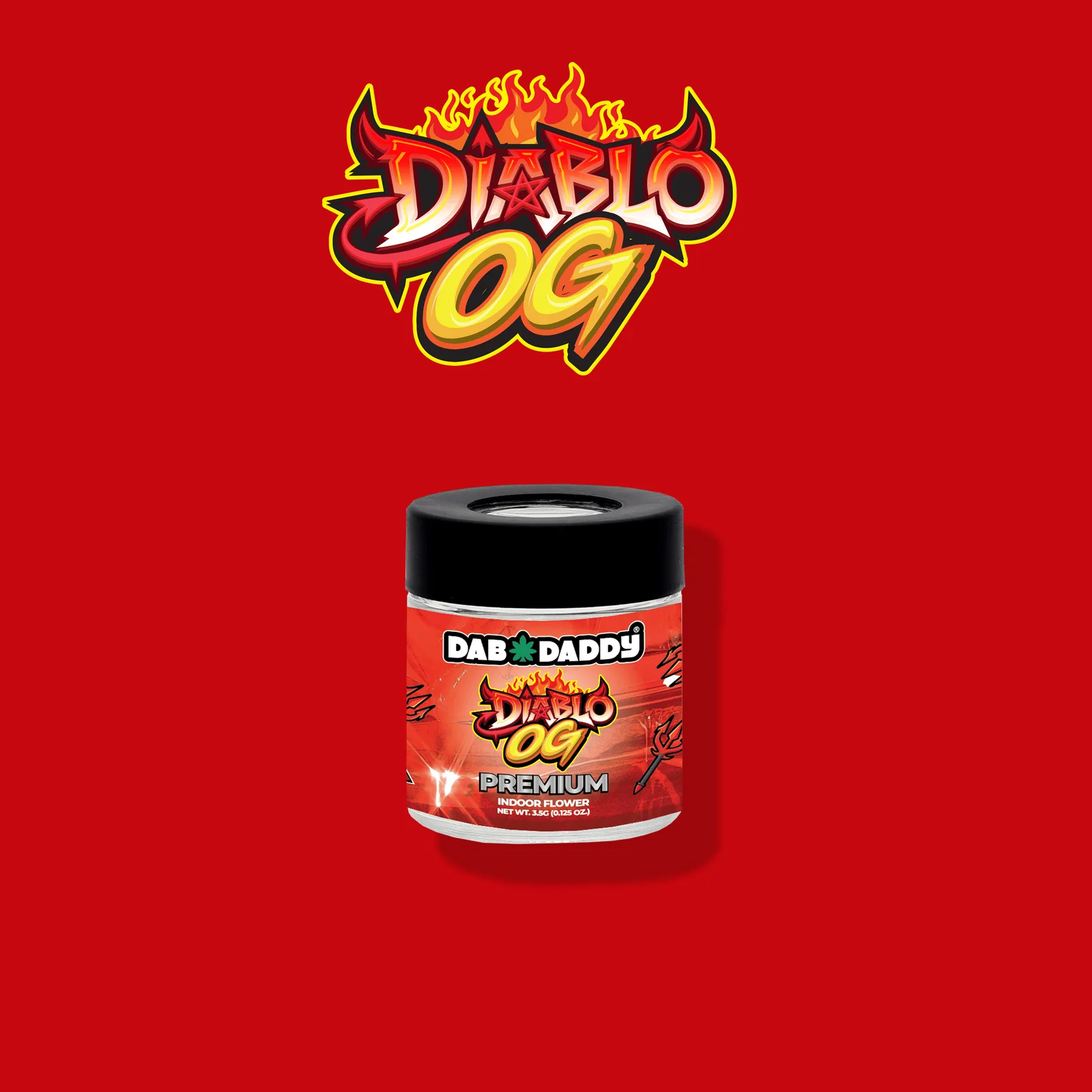 Diablo OG Flower Dab Daddy® 3.5g Premium Indoor Flower