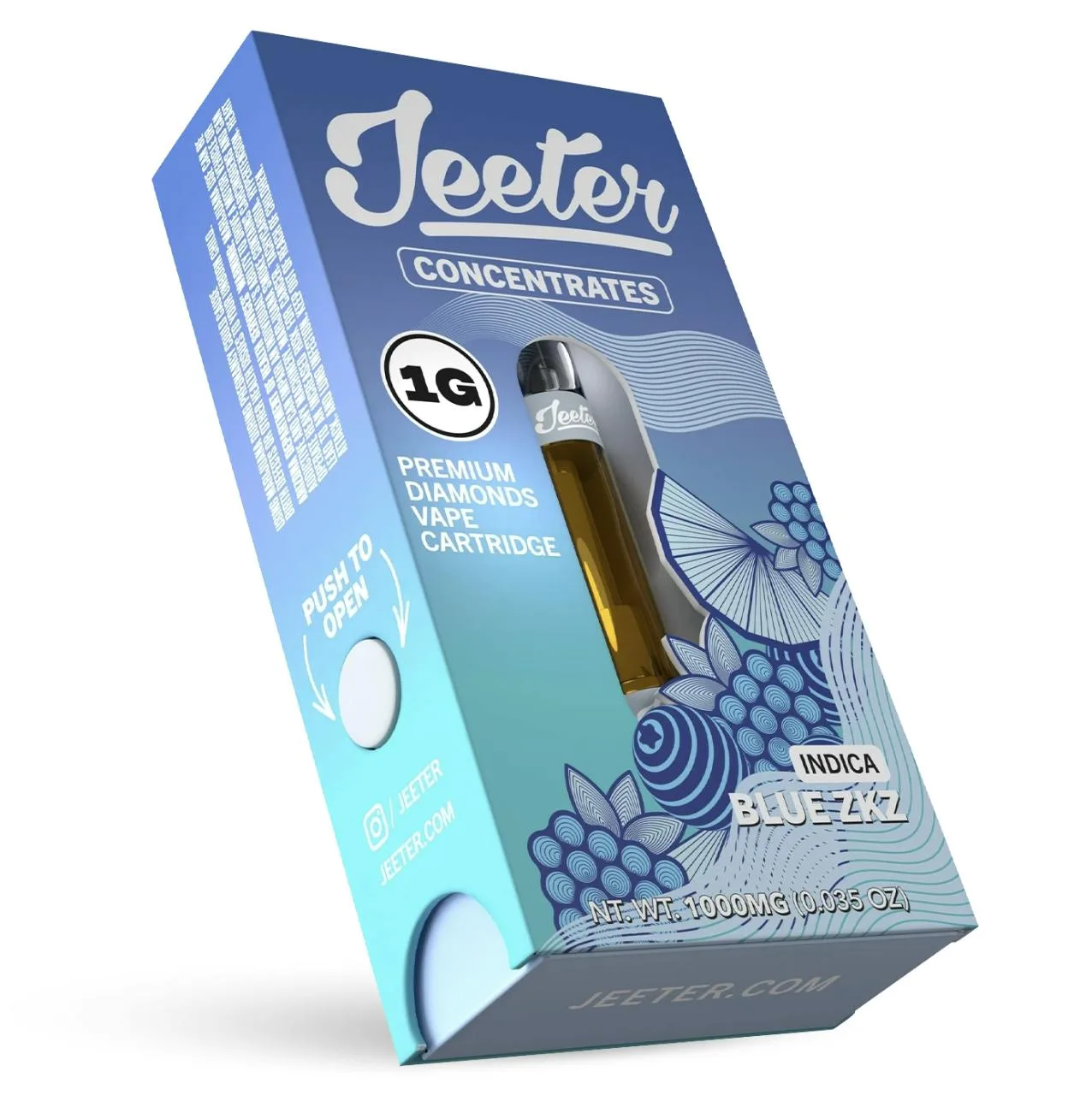 Jeeter | Blue ZKZ | Premium Diamonds Cartridge | 1g
