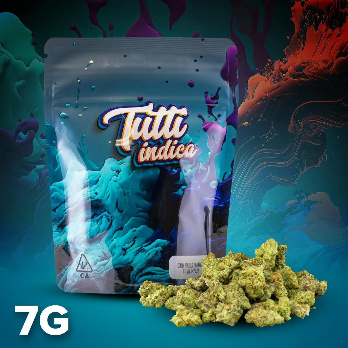 Tutti - Bagged Indoor Flower - 7g - Indica - LA Pop Rocks