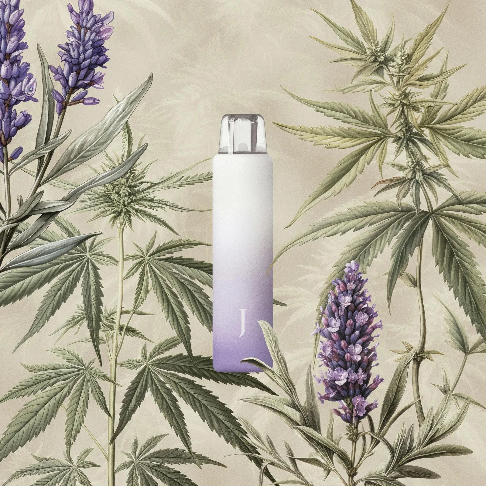 Juana Rest: Lavender Kush — All-in-One Botanical Vape 5:1:1:1 (1G)