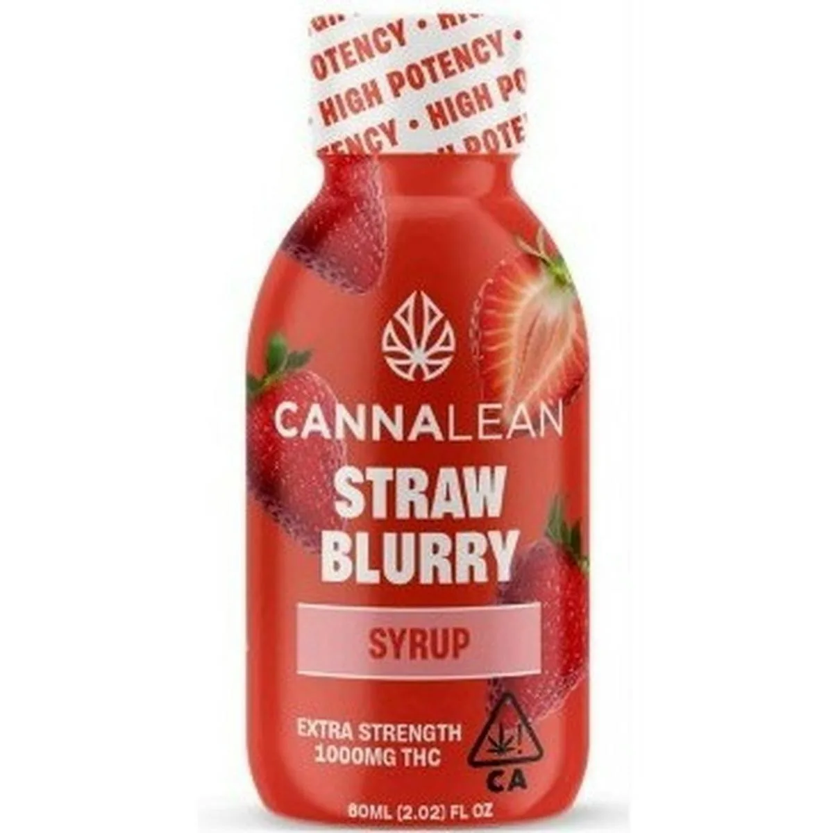 Cannalean | Strawblurry (Strawberry) | 1000mg THC Syrup