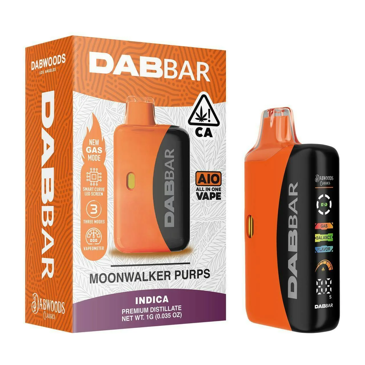 DABBAR CLASSICS 3.0 DISTILLATE 1G MOONWALKER PURPS