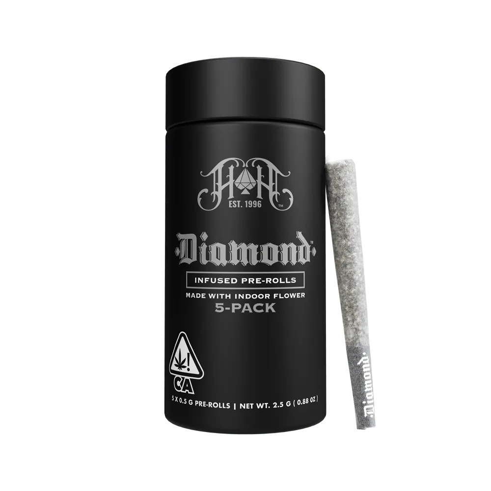 Lemon Tree | Sativa - Diamond Infused 0.5g Each Pre-Roll 5-Pack