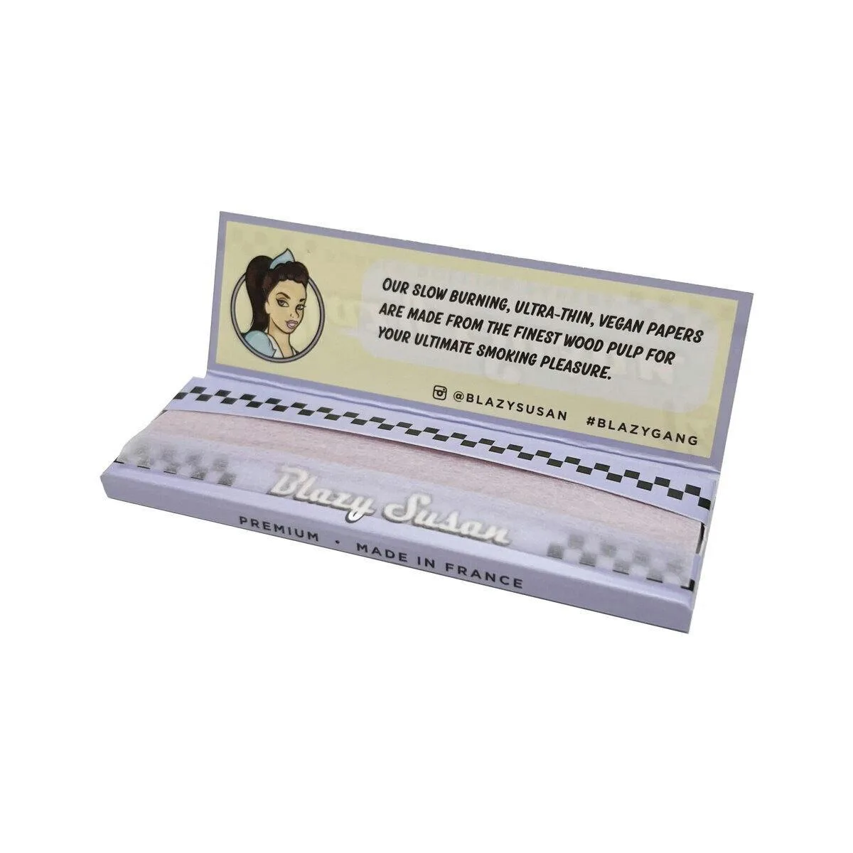 ROLLING PAPERS - BLAZY SUSAN - PURPLE PAPERS - 1 1/4