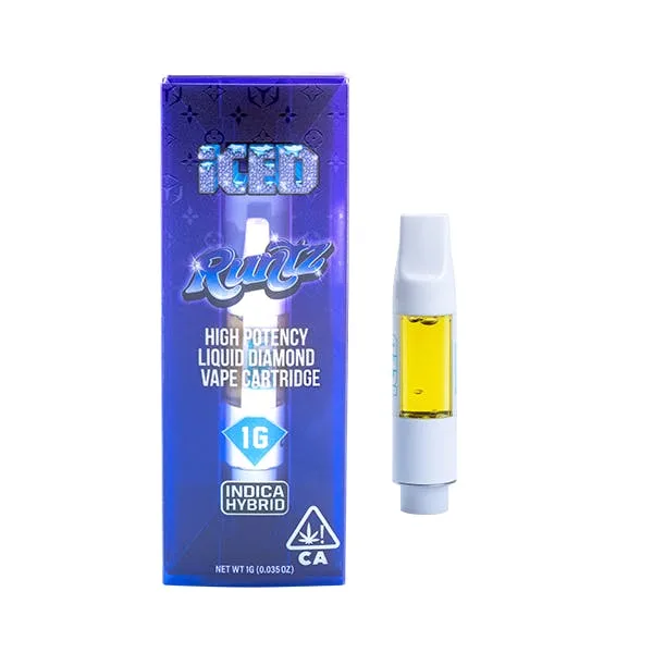 ICED - Vape Cartridge - 1g - Runtz