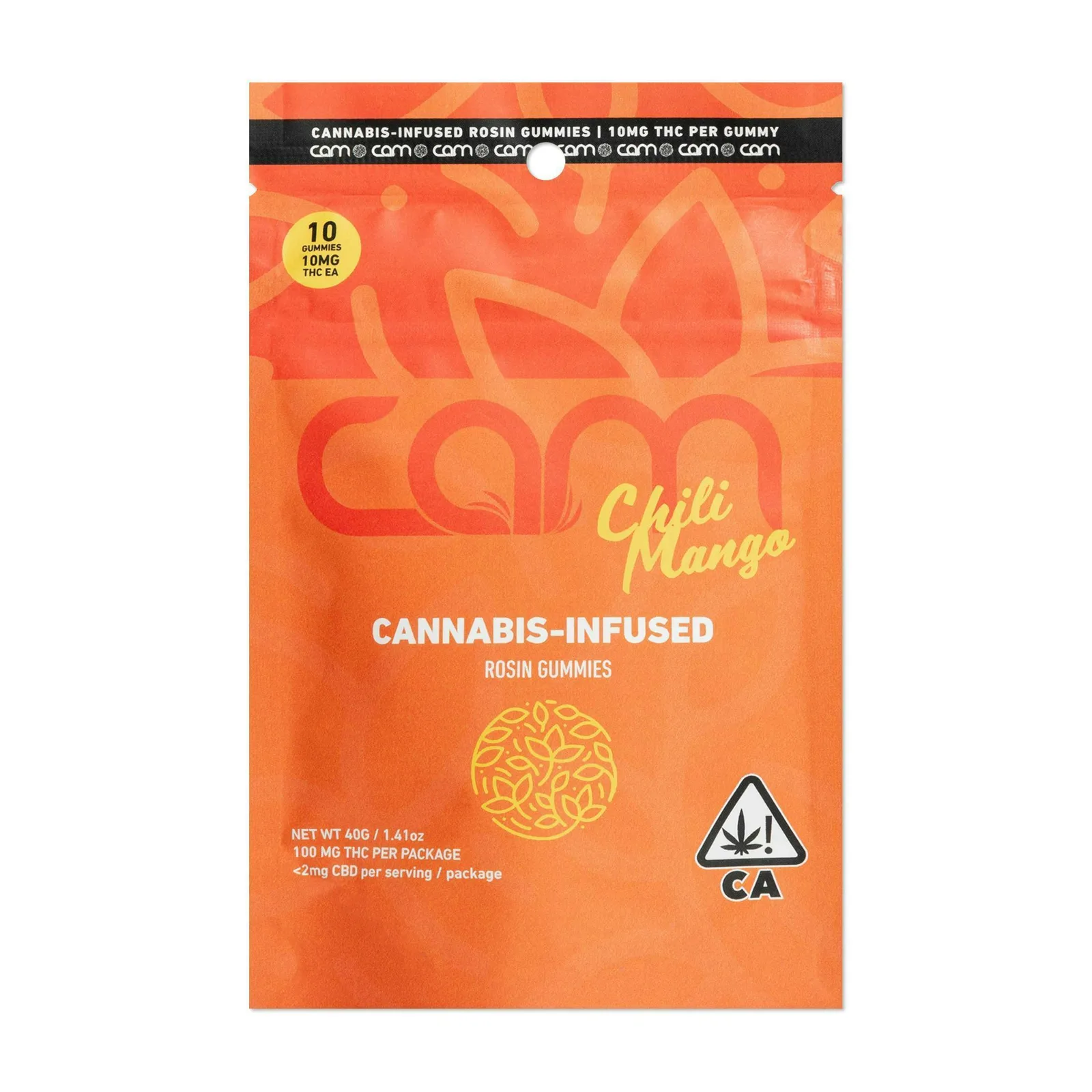 CAM | Chili Mango Rosin Gummies | 100mg | 10ct |10mg/ea