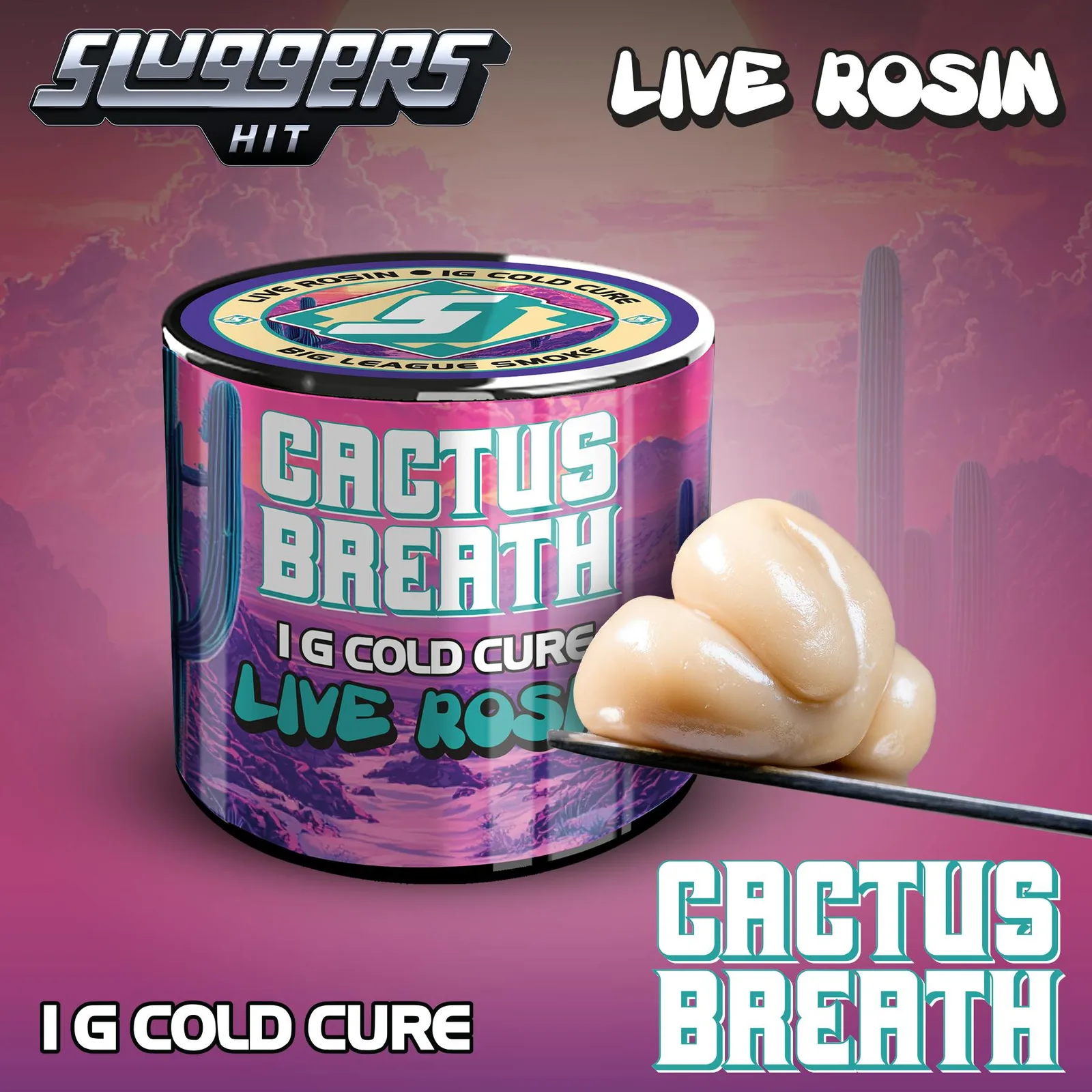 Sluggers - Live Rosin - 1g - Cactus Breath
