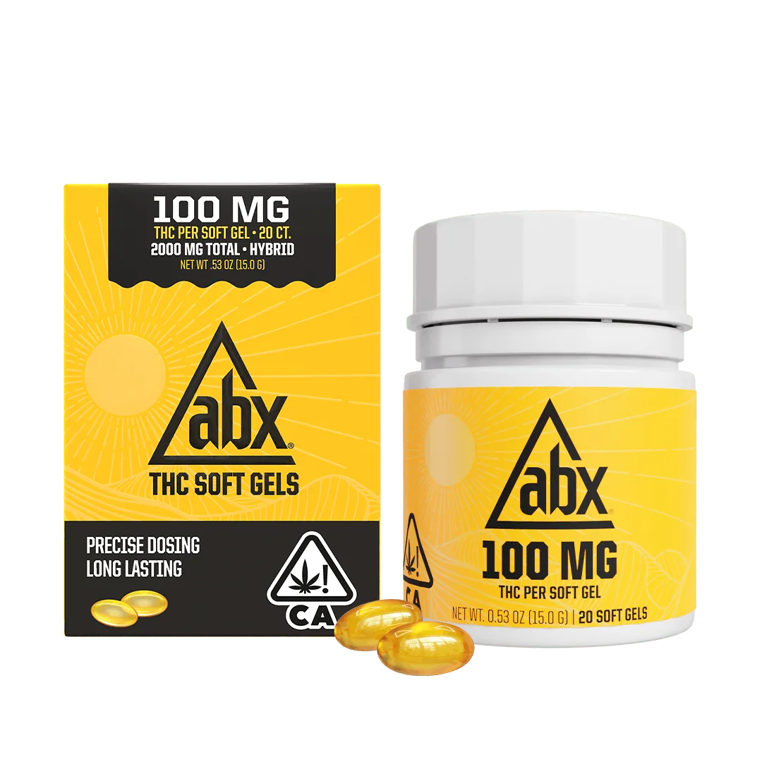 ABX - 100mg THC Soft Gels - 20ct