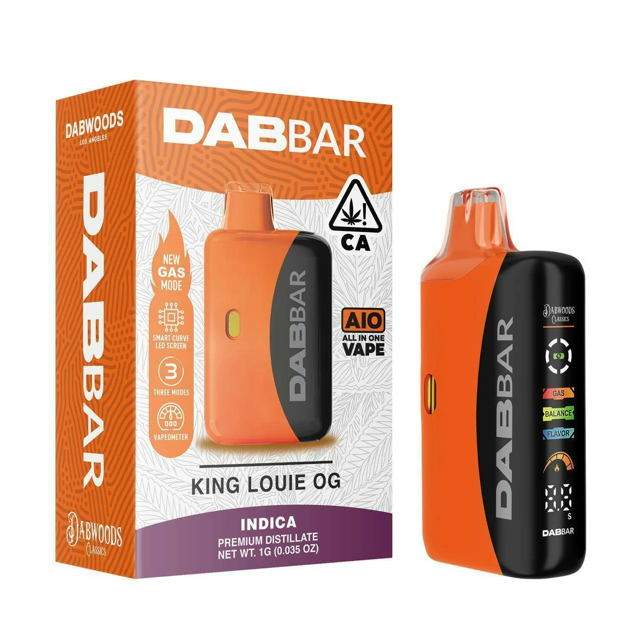 DABBAR CLASSICS 3.0 DISTILLATE 1G KING LOUIE OG