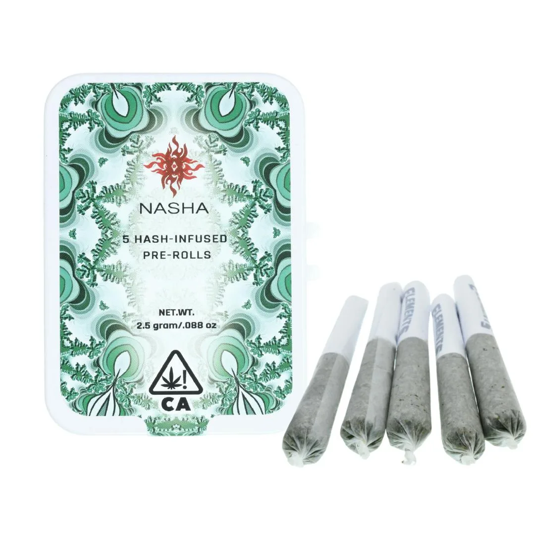 Hash Infused PreRolls - 5 Pack - Haze x Madd Fruit