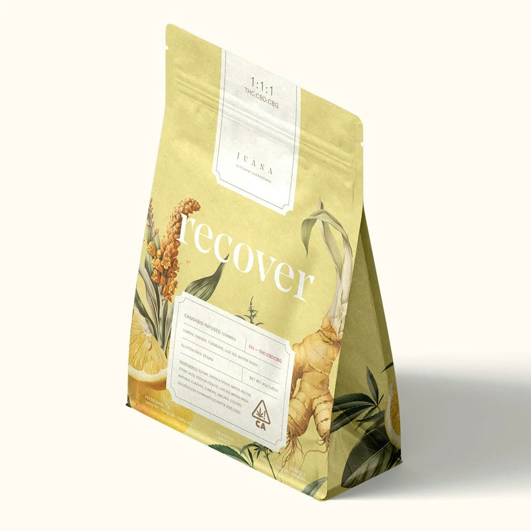 Juana Recover — Gummies 1:1:1 THC:CBD:CBG Ginger