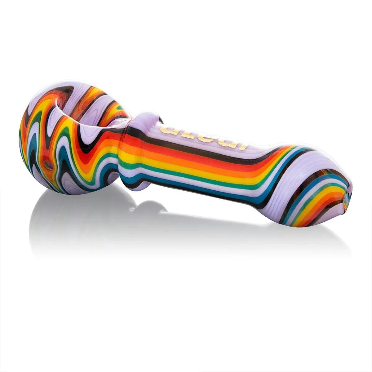 Glass Pipe -Wig Wag - Light Purple