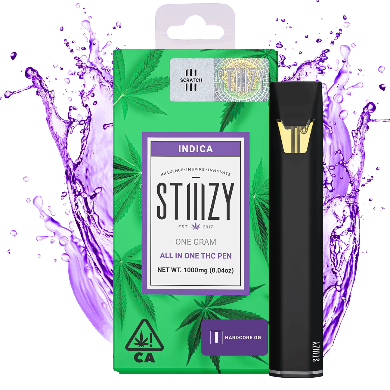 STIIIZY - ORG AIO - Hardcore OG - 1g
