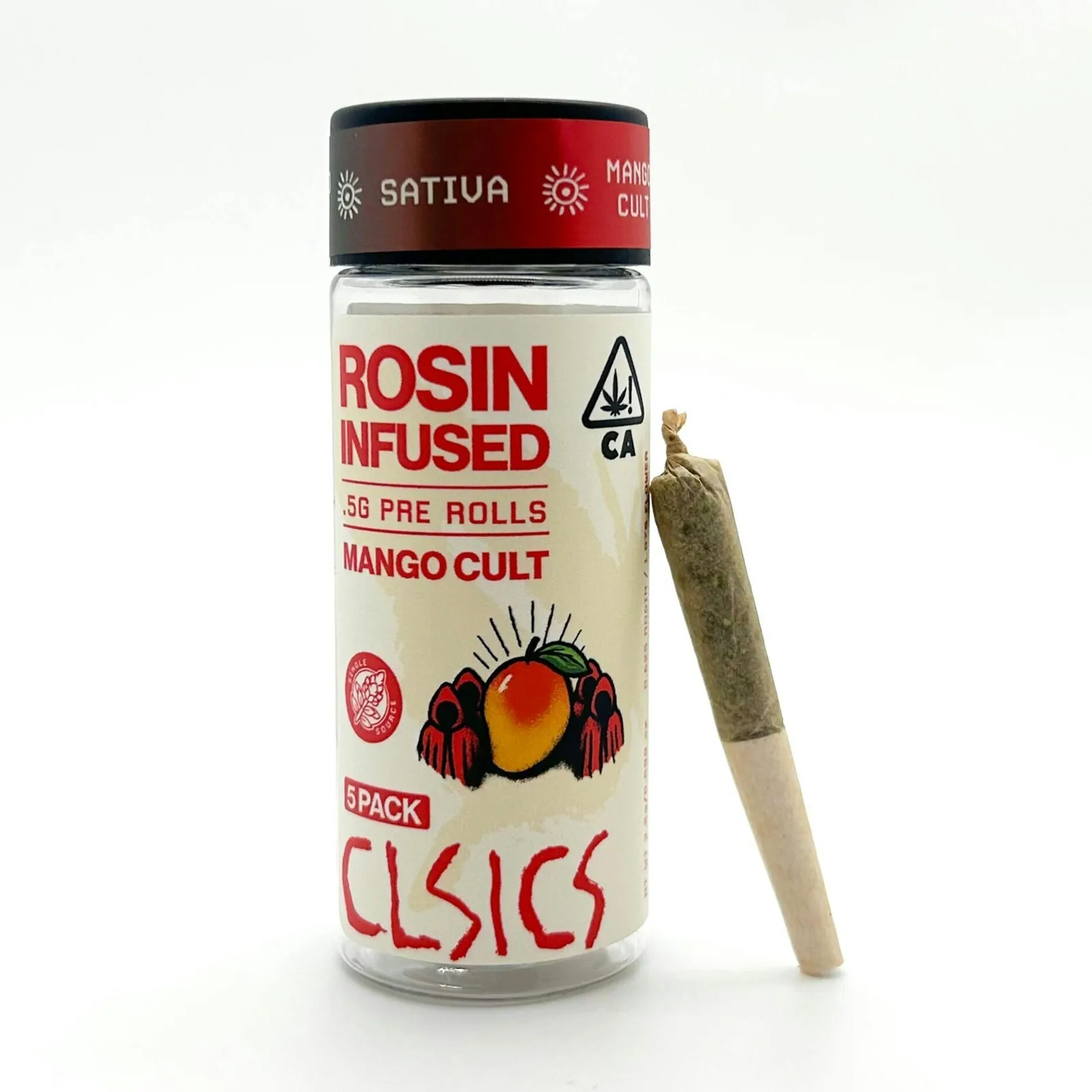 Mango Cult - 5Pk .5g Rosin Infused Pre Rolls