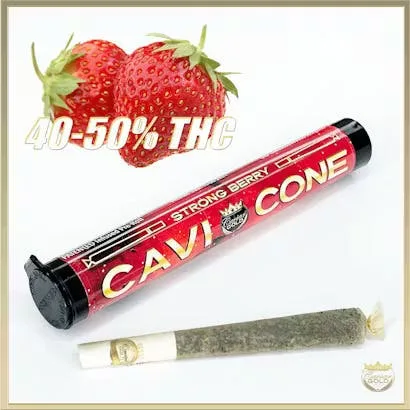 Cavi Cone | Infused Pre-Roll | Strong Berry | 1.3g