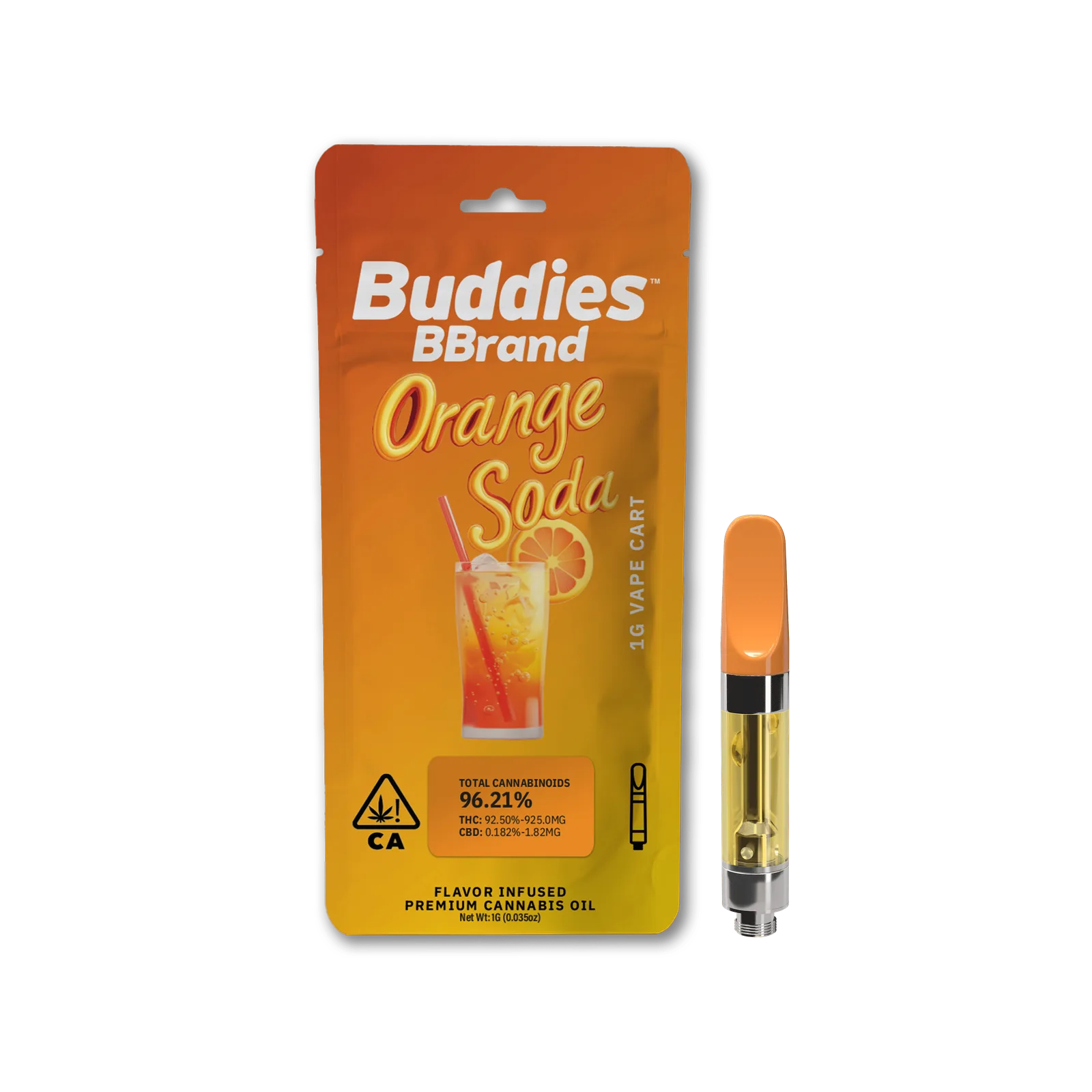 BBrand | 1g Vape Cartridge | Orange Soda