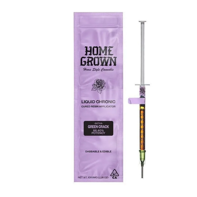 Home Grown | Green Crack | Cured Resin Applicator | Concentrates | 1g