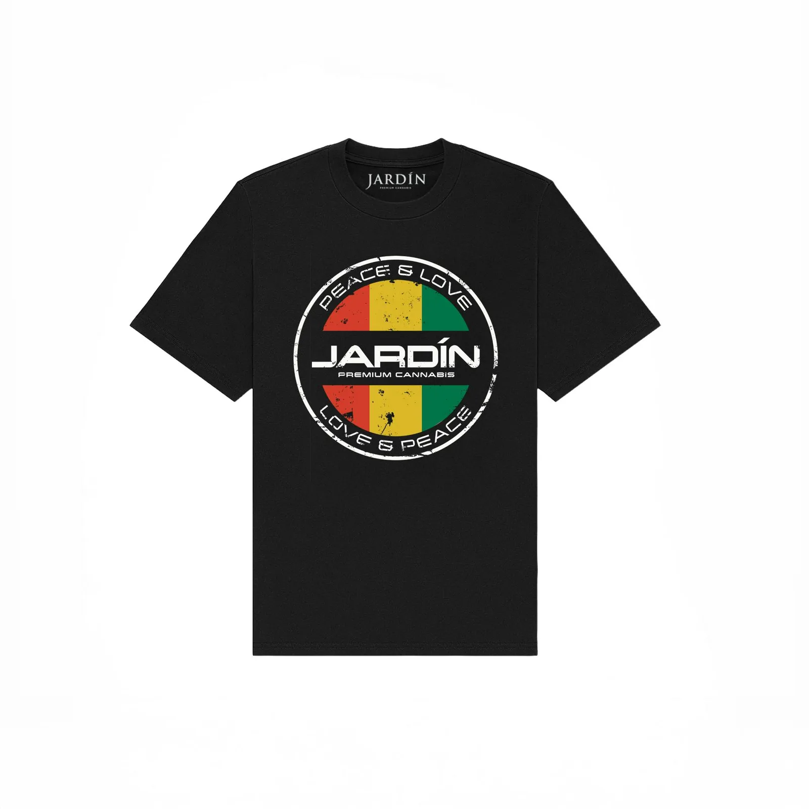 SHIRT | PEACE & LOVE | SOLID BLACK [M]