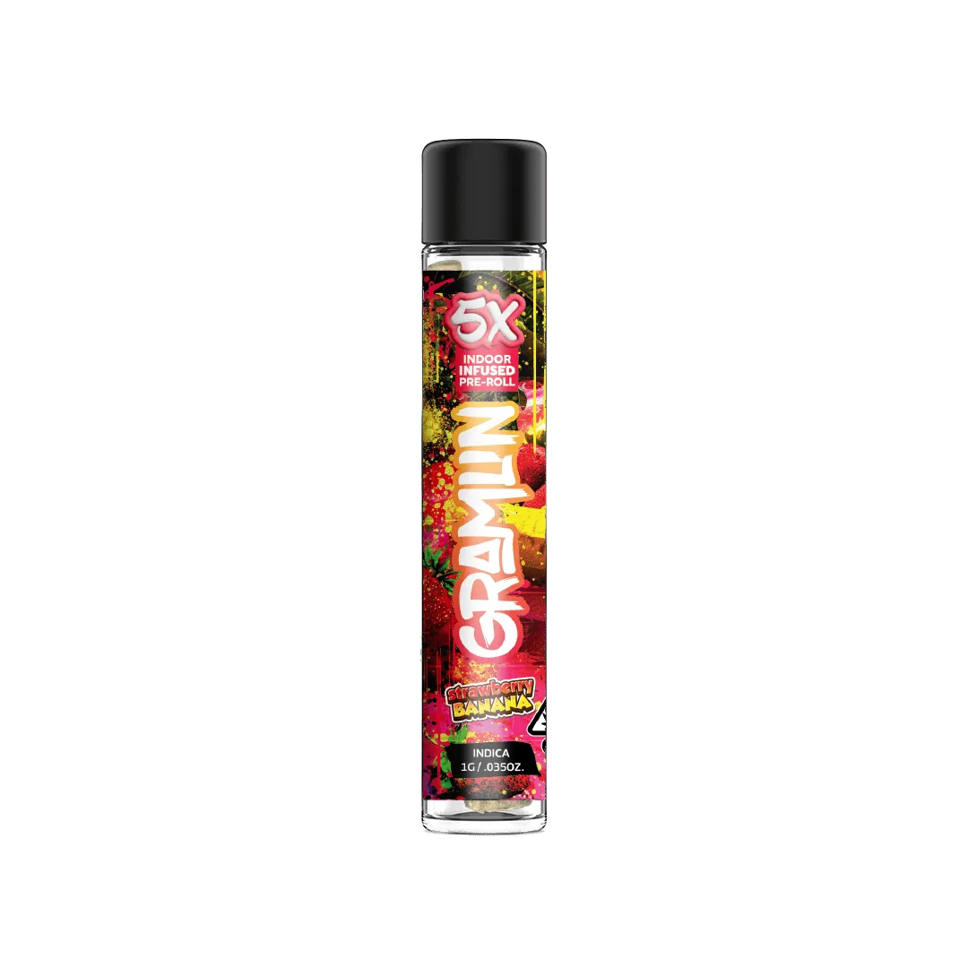 Strawberry Banana 5x Infused 1g Preroll