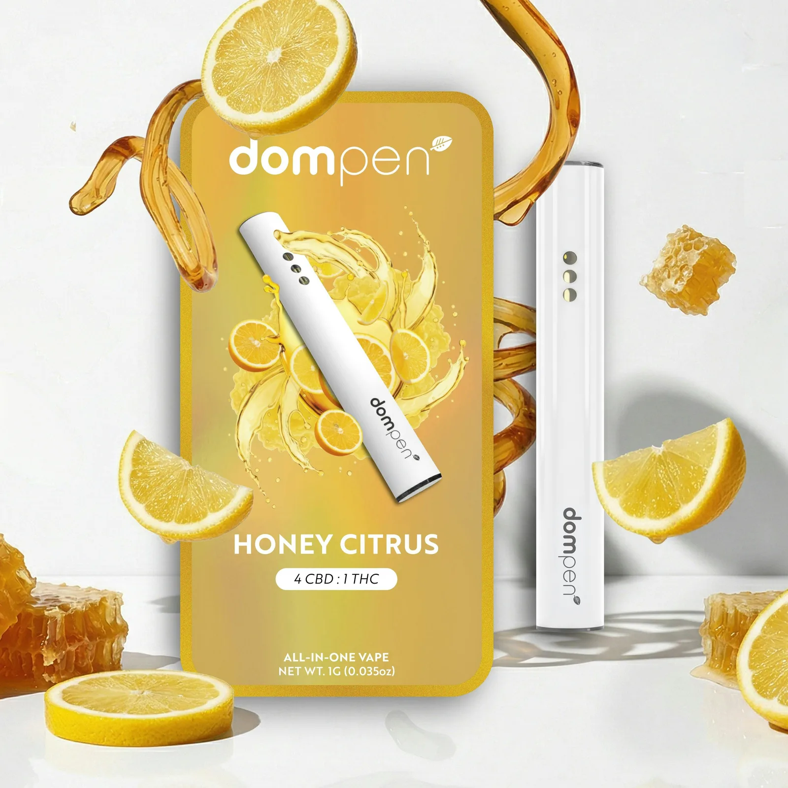 dompen | Honey Citrus | 4:1 CBD:THC | Ratio All-in-One | 1g