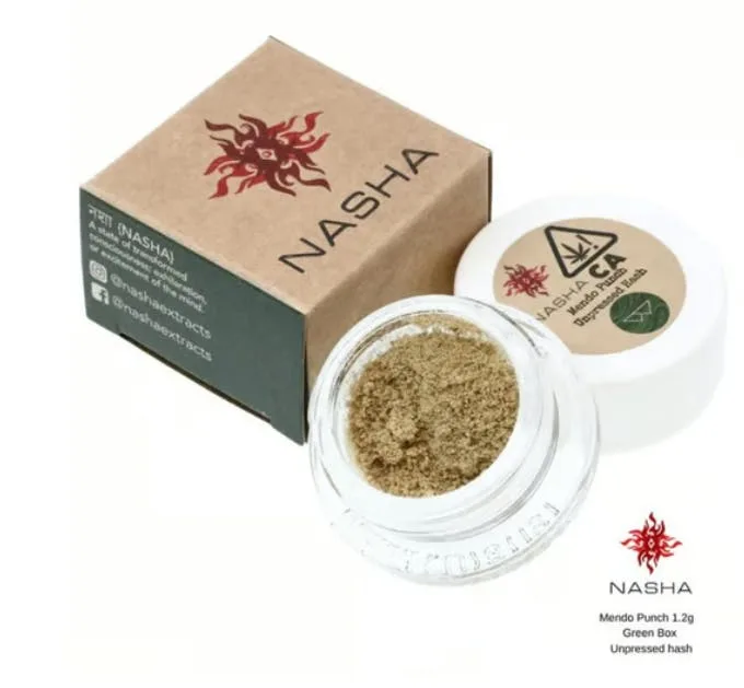 Nasha Green Unpressed Hash 1.2g Blackwater OG