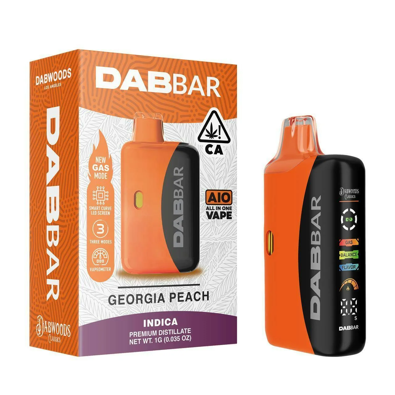 DABBAR CLASSICS 3.0 DISTILLATE 1G GEORGIA PEACH