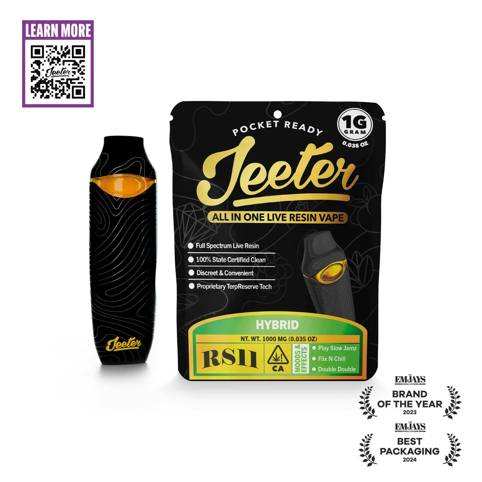 Jeeter | RS11 | Live Resin Disposable | 1g