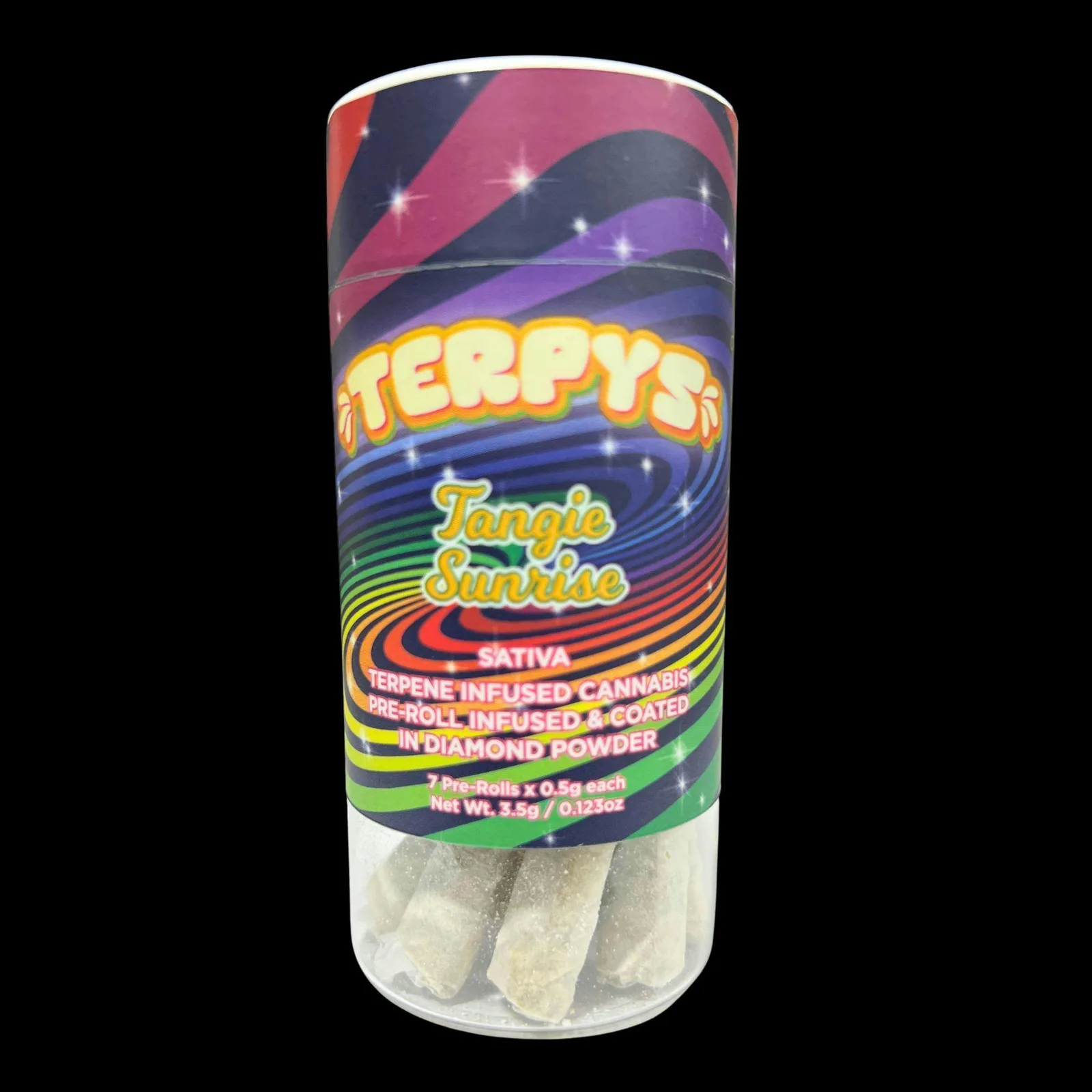 Creme De Canna Terpys Dia. Infused Minis Pre Roll Tangie Sunrise 3.5g (S)