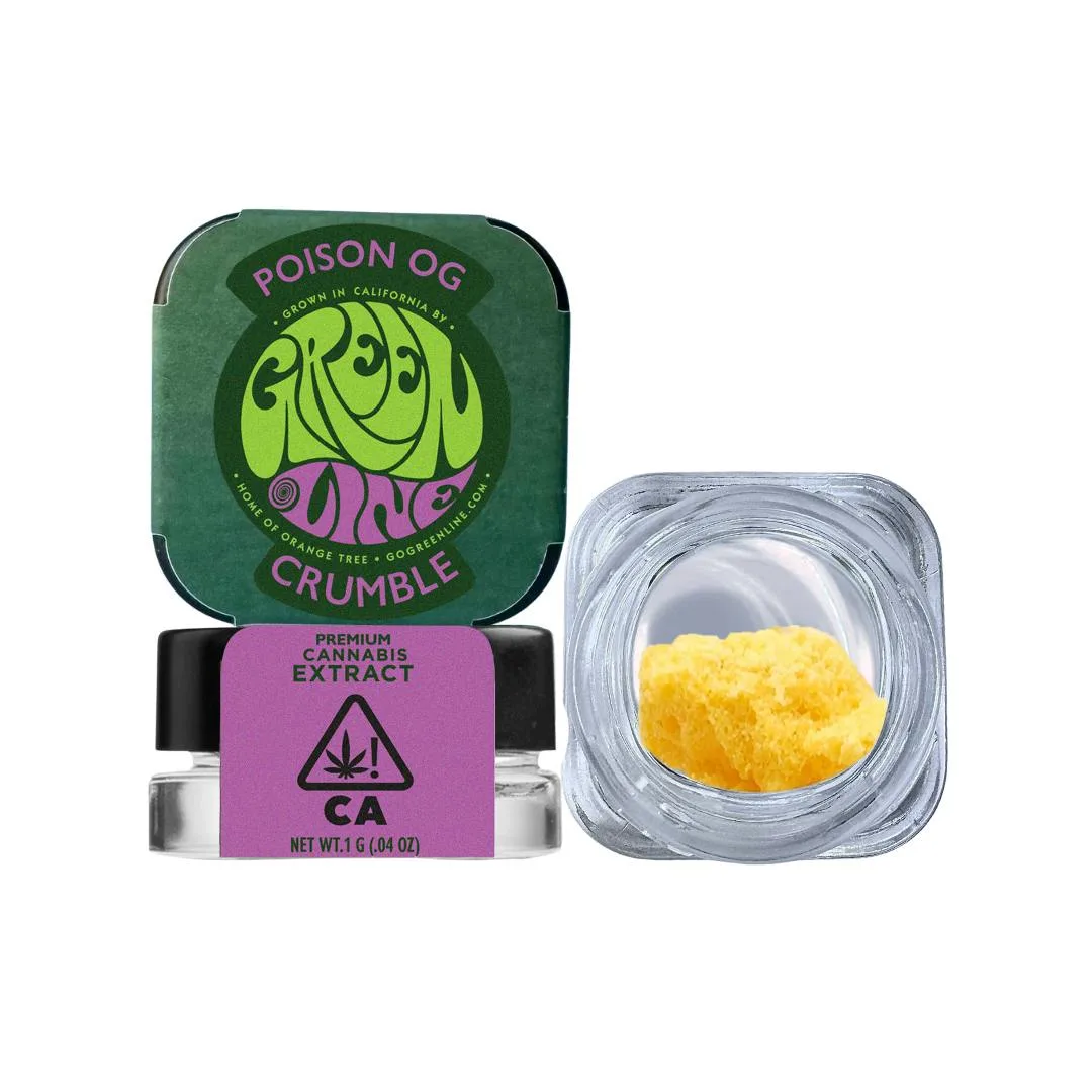 Greenline | Poison OG | Crumble | Concentrate | 1g