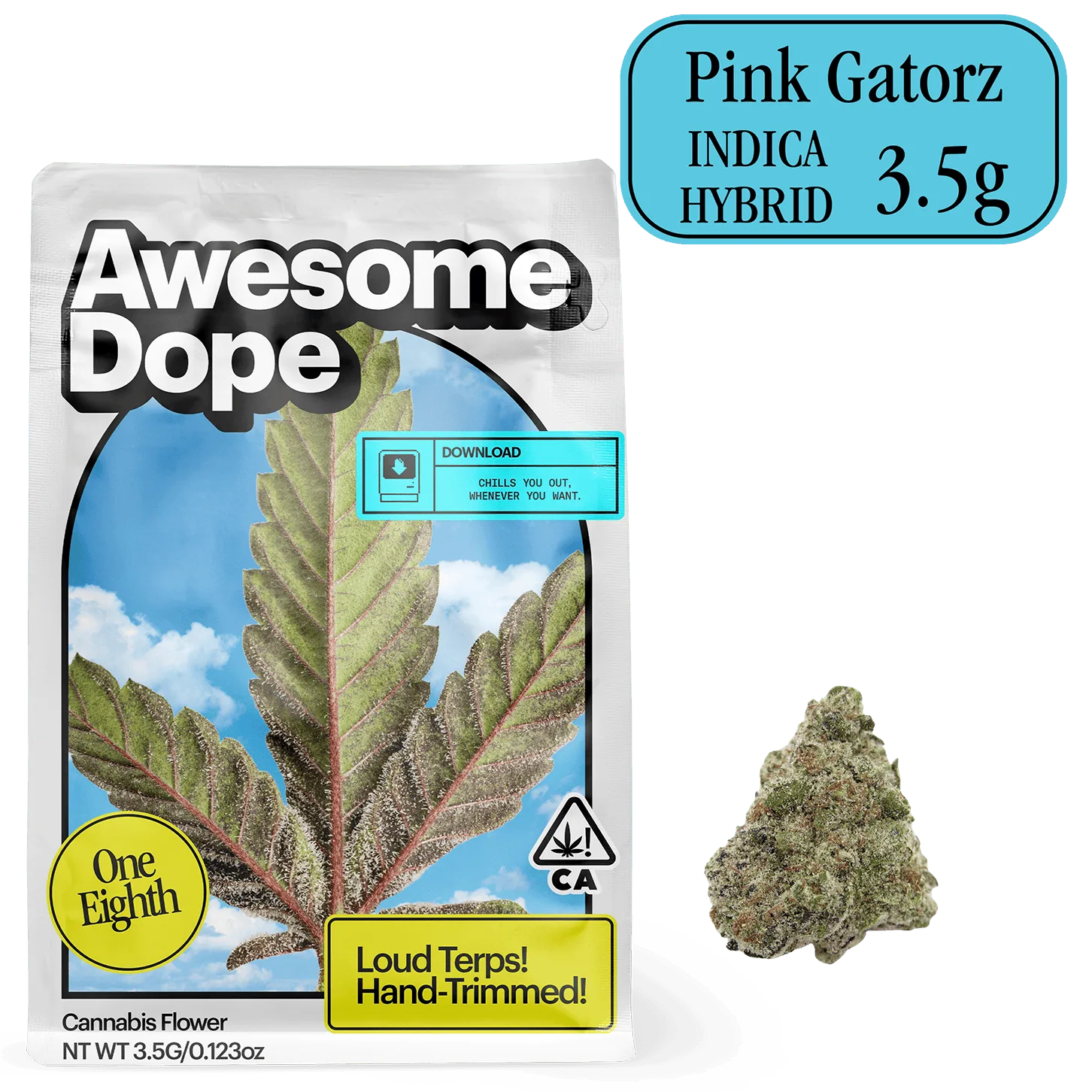 Awesome Dope Flower 3.5g Indica Hybrid Pink Gatorz