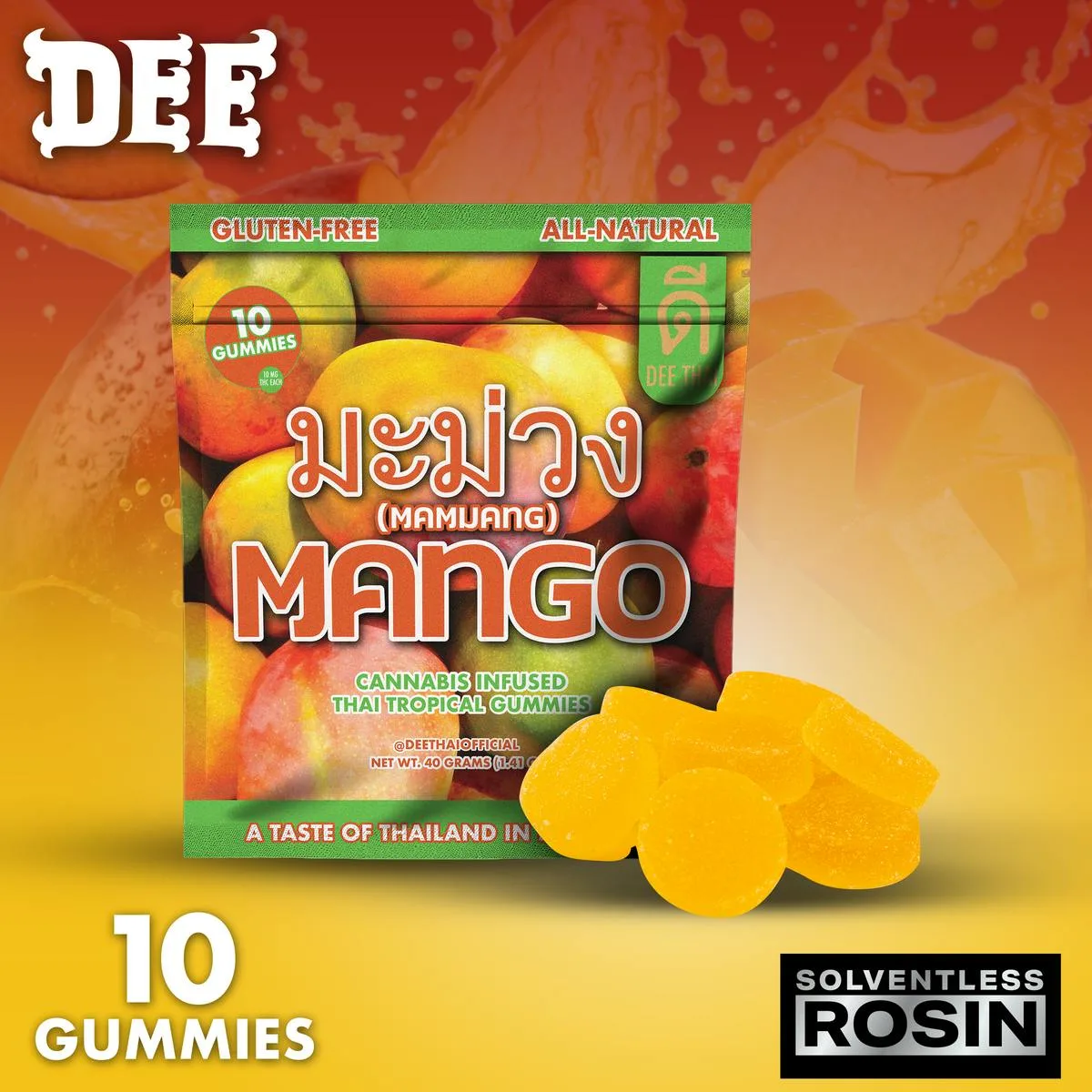 Dee Thai | Mango | Gummies