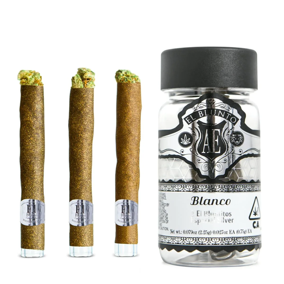 El Bluntito Silver - Blanco - .75g x 3pk
