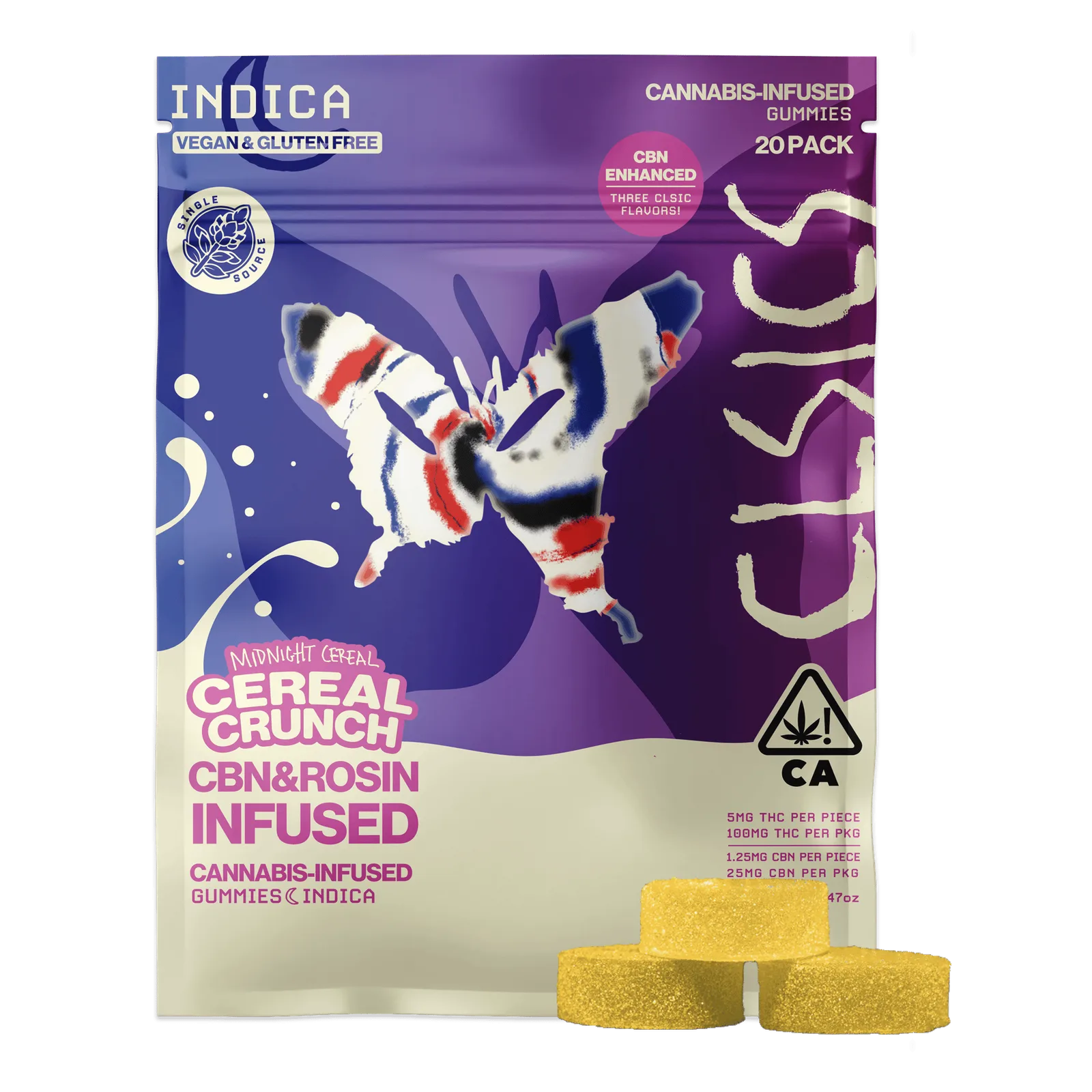 Midnight Cereal Killer 20Pk Gummies - LIVE ROSIN INFUSED PARTY PACK