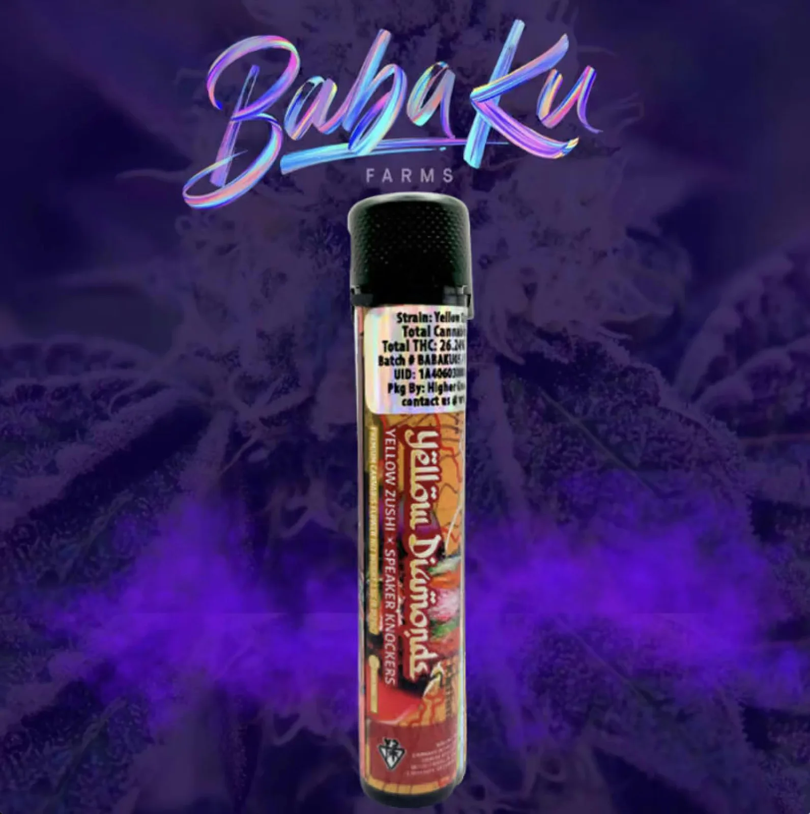 Baba Ku Farms | Yellow Diamonds | Joint | 1.5g