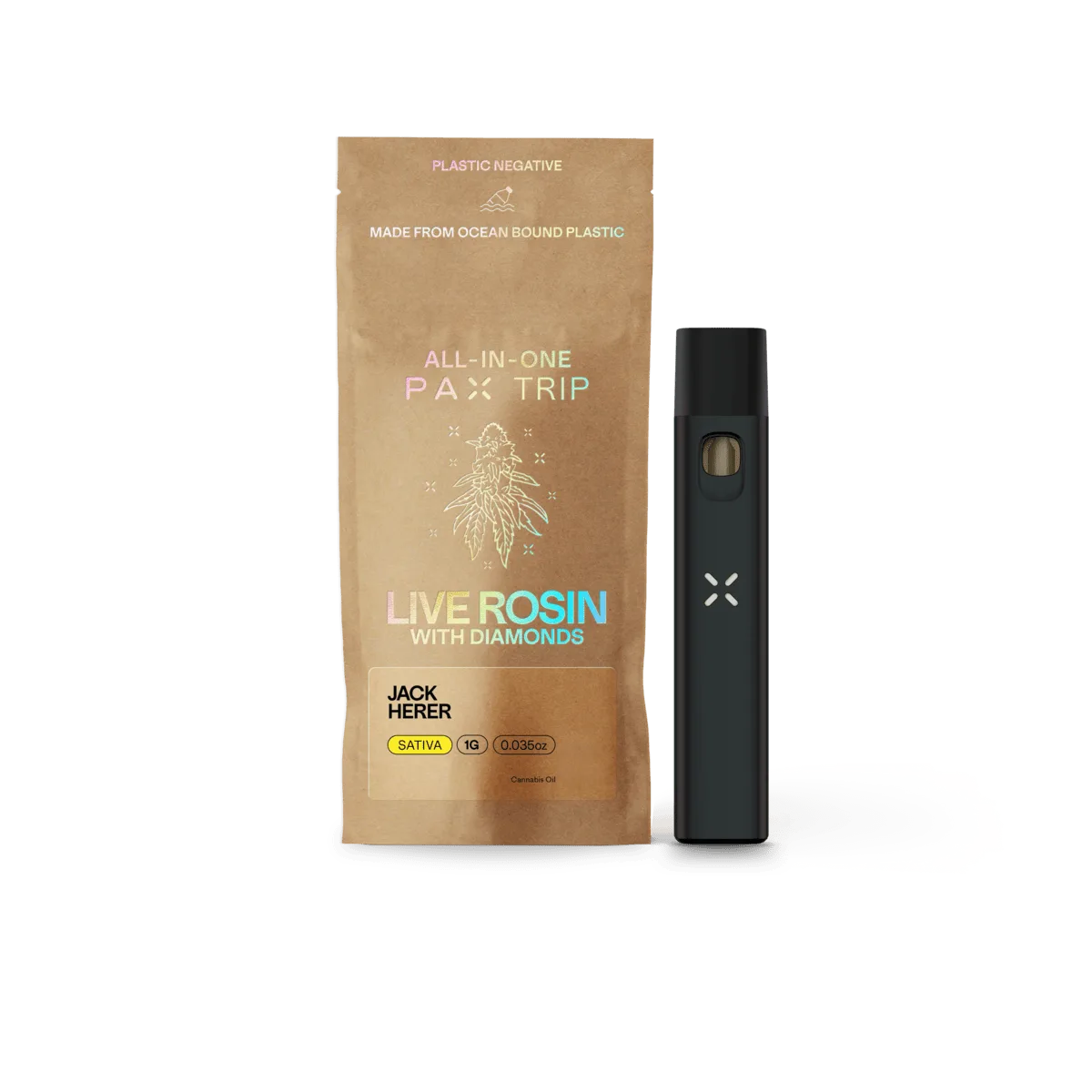 Live Rosin with Diamonds | Jack Herer 1g AIO