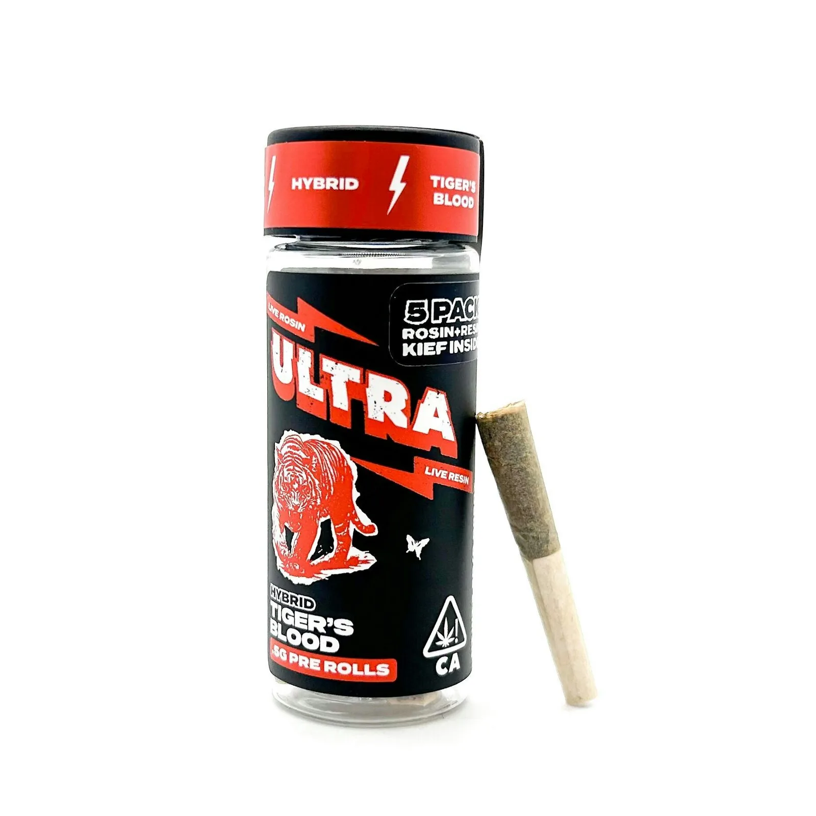 Tiger's Blood - 5pk .5g Rosin/Resin Infused Pre Rolls