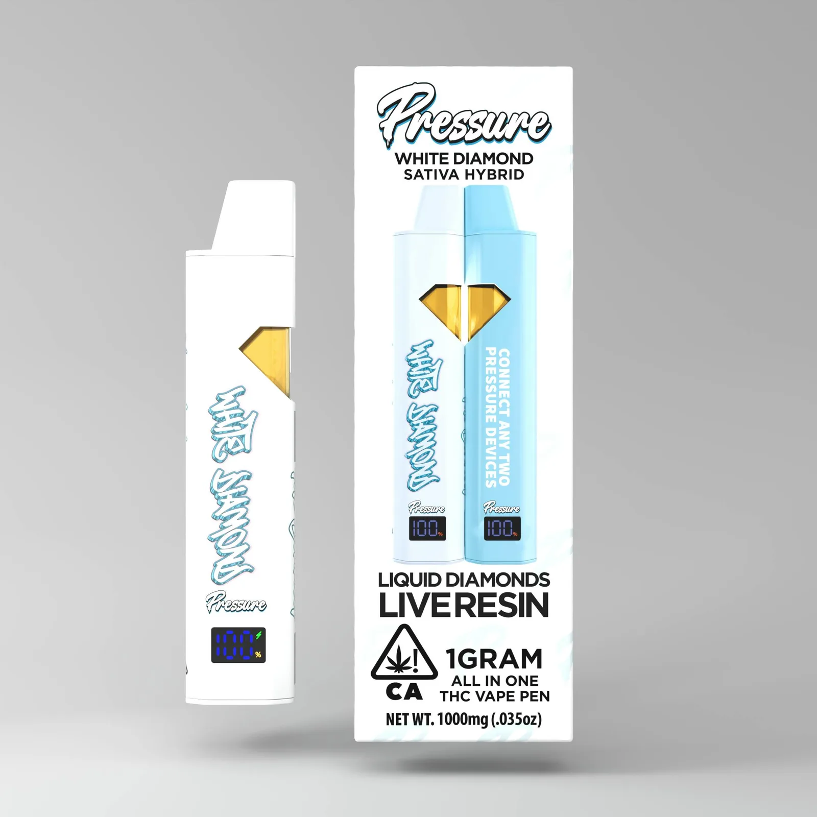Pressure Extracts | White Diamond | All In One | 1G