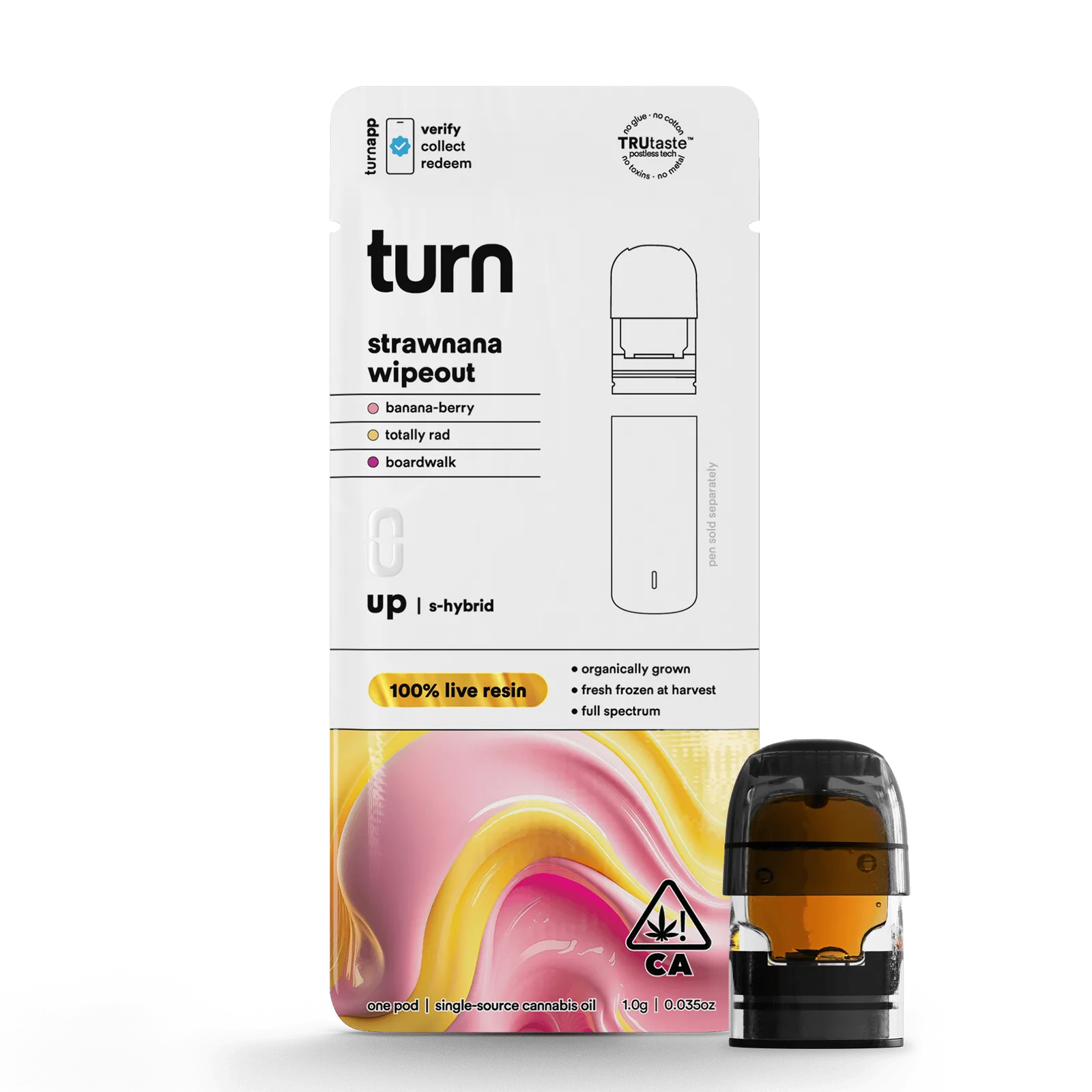 turn | Strawnana Wipeout | Live Resin Pod | 1g