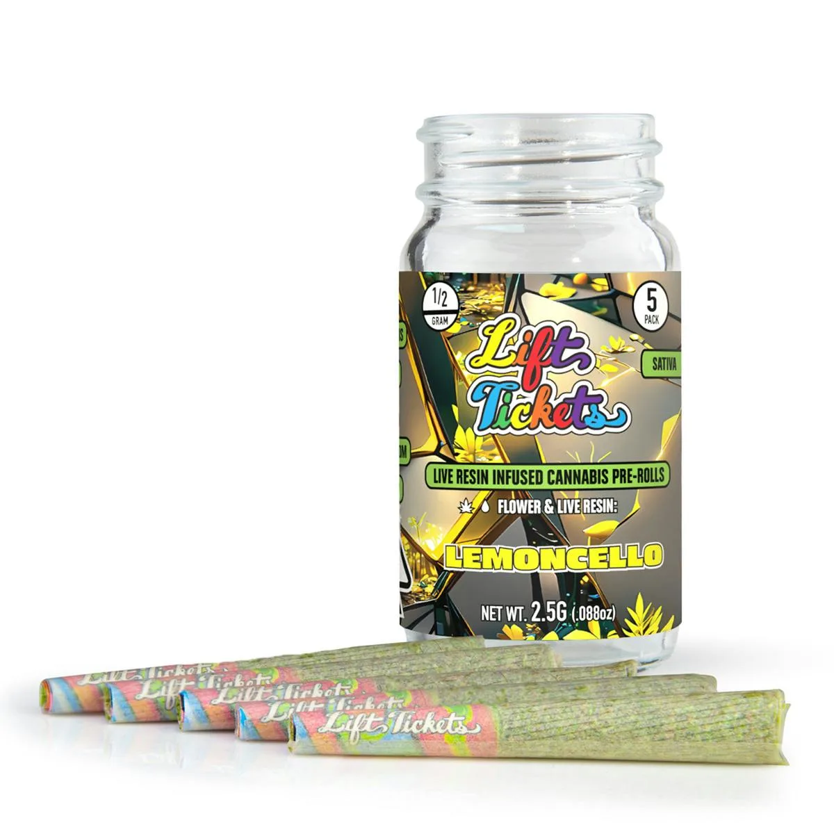 Lemoncello - 0.5g Infused Pre Roll Multipack (5)