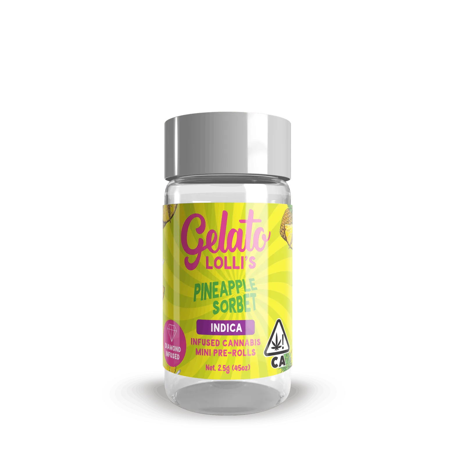 Pineapple Sorbet .6G Lolli 5-Pack (3g)