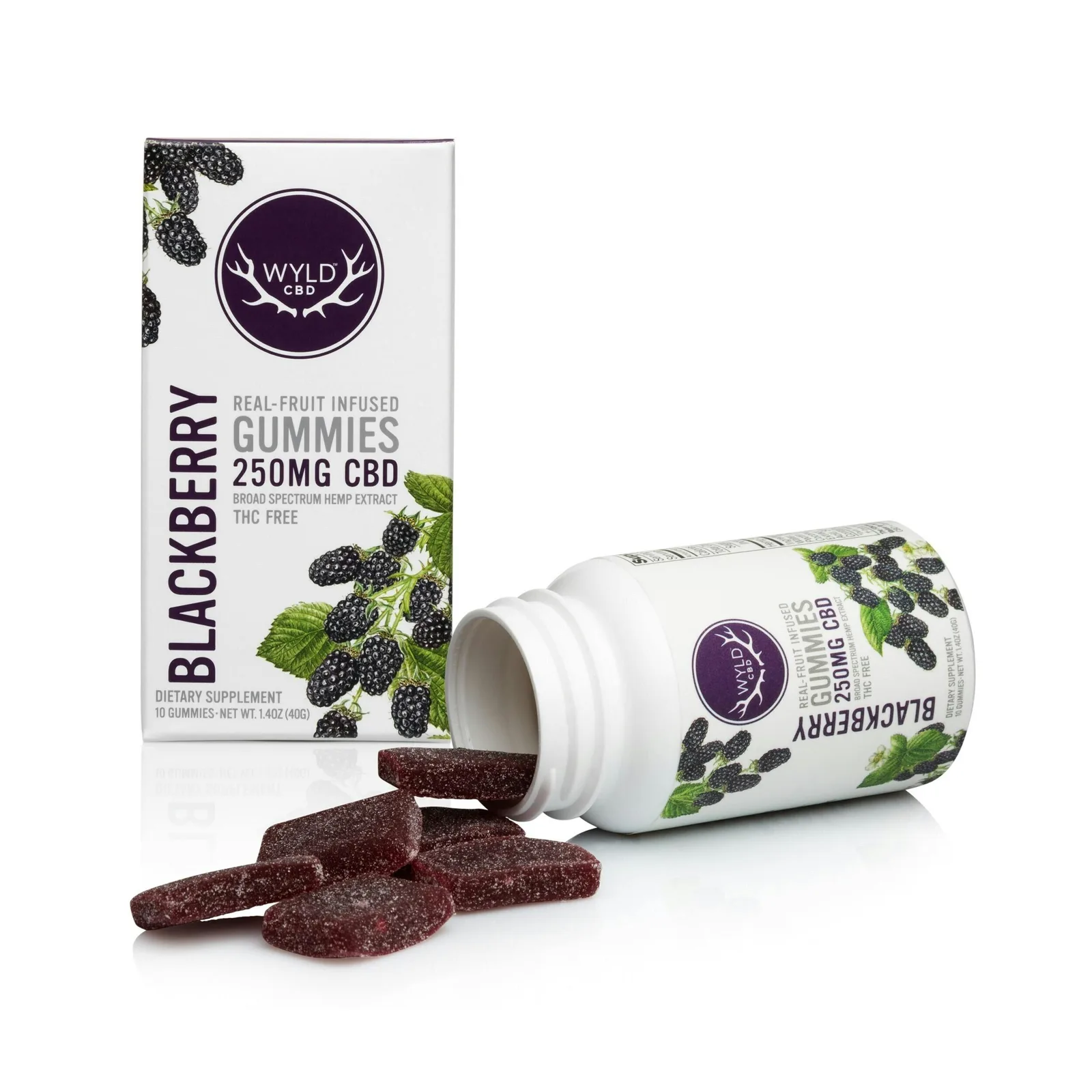 Blackberry CBD Gummies | 10-Pack | 250mg