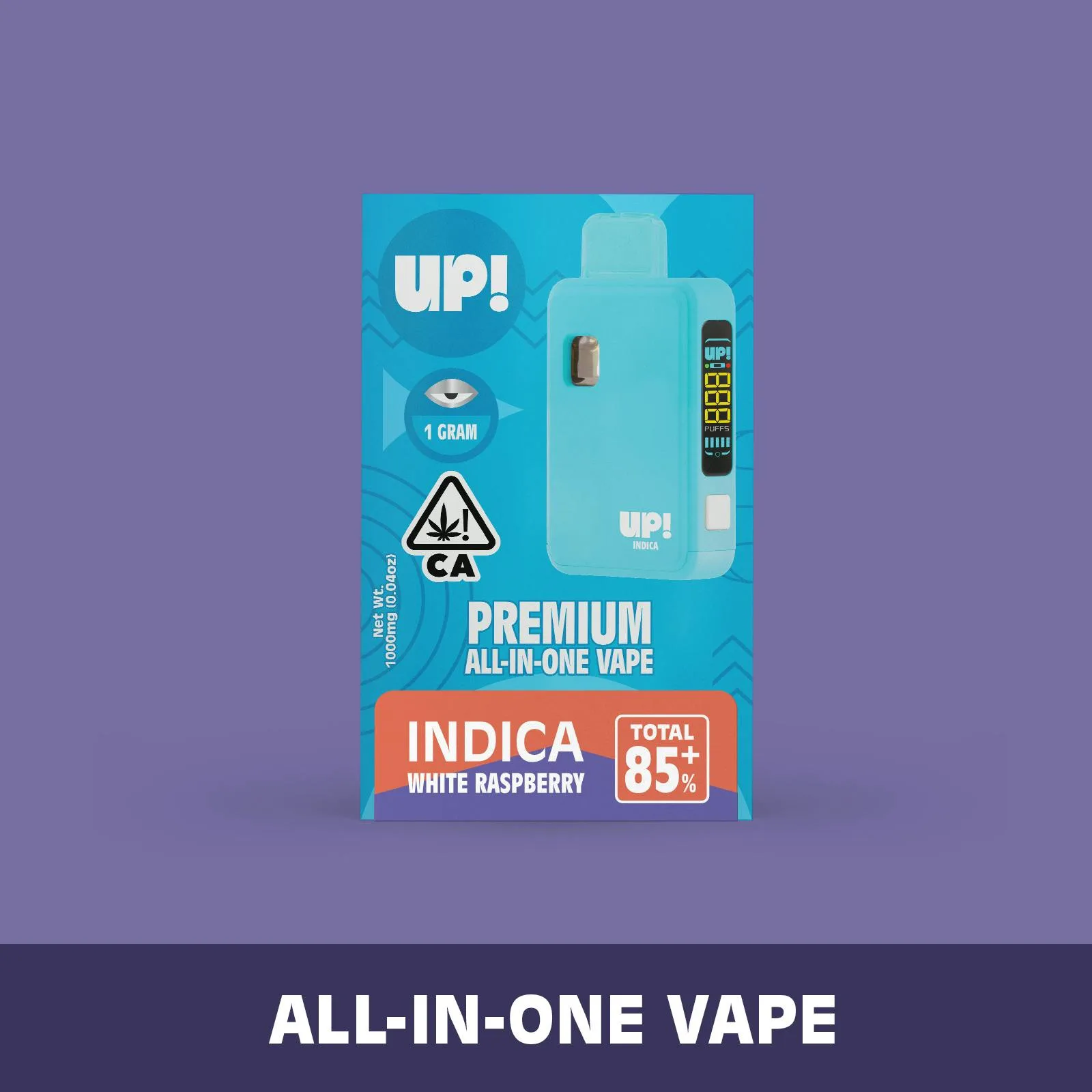 White Raspberry (Indica) V2 Classic All-In-One Vape 1g