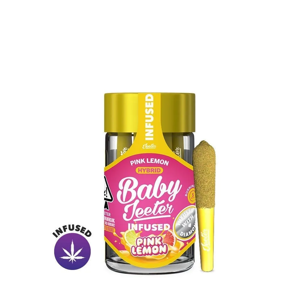 Jeeter | Pink Lemon | Baby Infused Minis | 0.5g each | 5pk