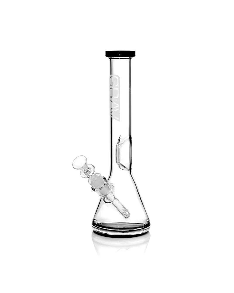GRAV® Medium, Black Accent Beaker Base Water Pipe