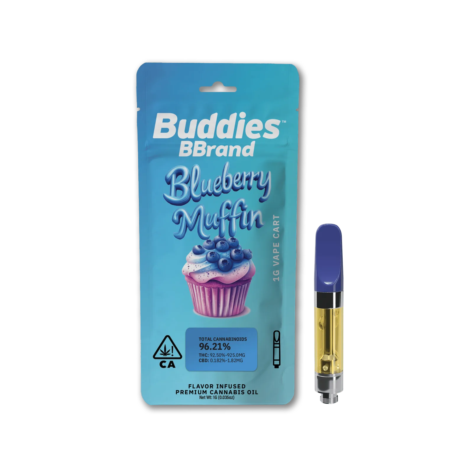 BBrand Blueberry Muffin 1g Vape Cart
